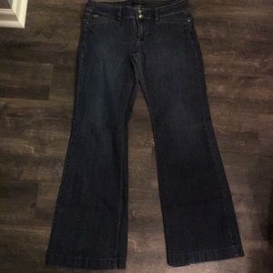 White House Black Market Trouser Leg Jean